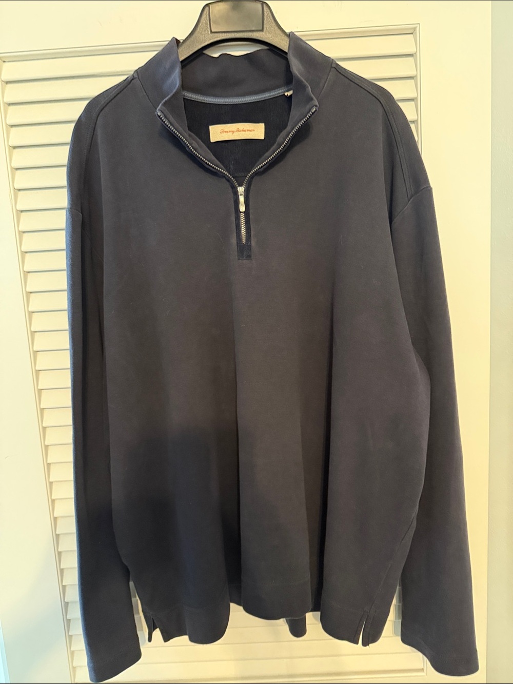 Tommy Bahama Navy Half-Zip Sweater Pullover